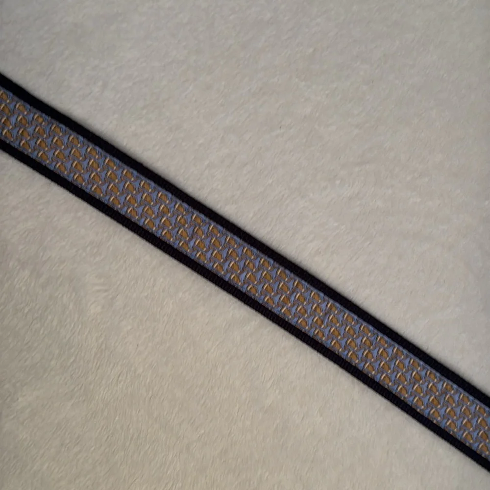 Vineyard Vines | Football Micro Whale Silk Canvas Club Belt Navy Blue Gameday 36