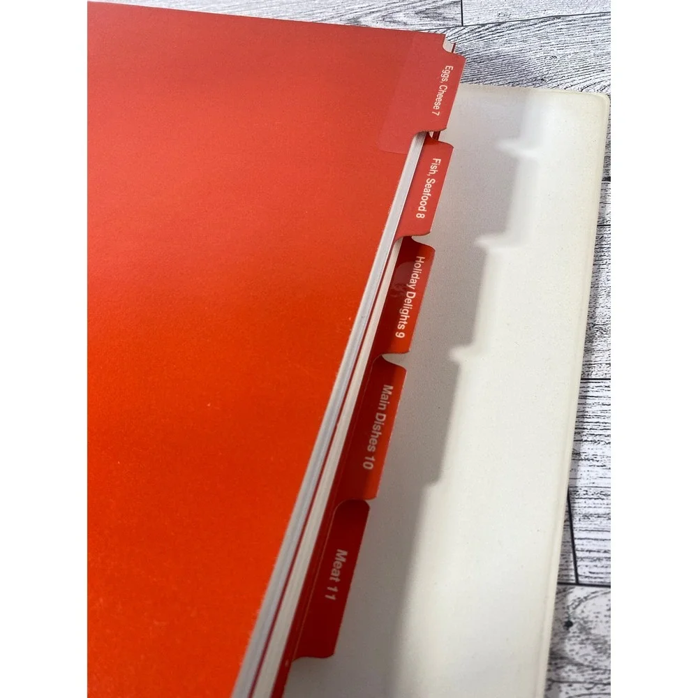 McCalls Cooking School Cookbook Binder Step-By-Step Recipes Instructions 1970s