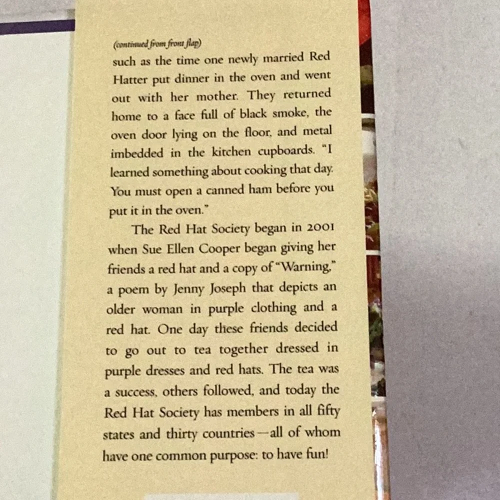 The‎ Red Hat Society Cookbook