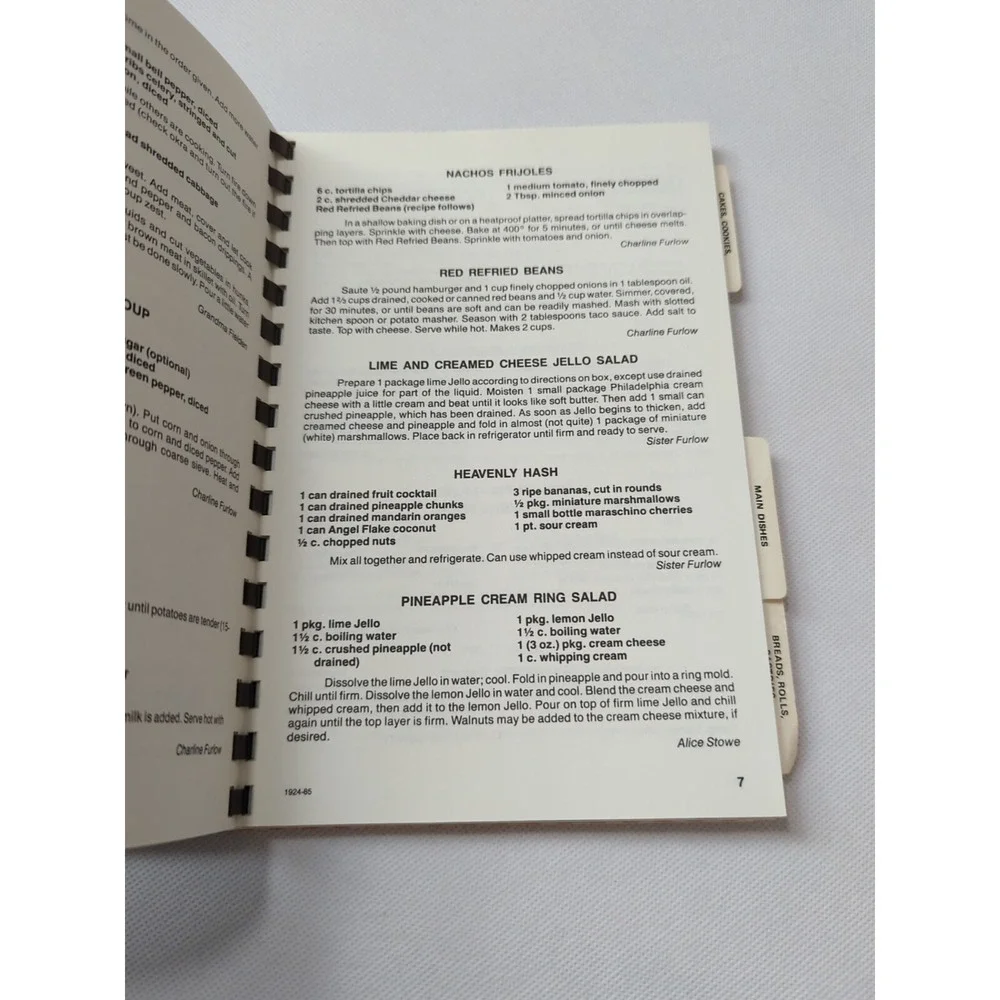 Jubilee Tabernacle First United Pentacostal Church Cookbook 1986 Dorcas Sisters‎