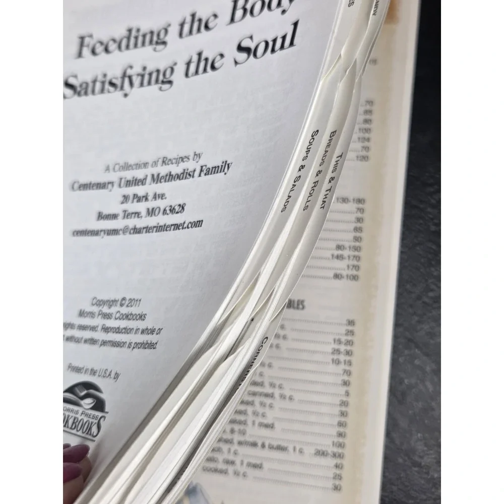 Centenary United Methodist Church Cookbook‎ Bonne Terre, MO 2011 Spiral