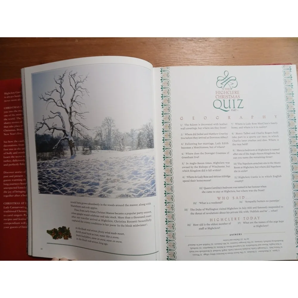 Signed*Christmas at Highclere: Recipes & traditions from the real Downton‎ Abbey
