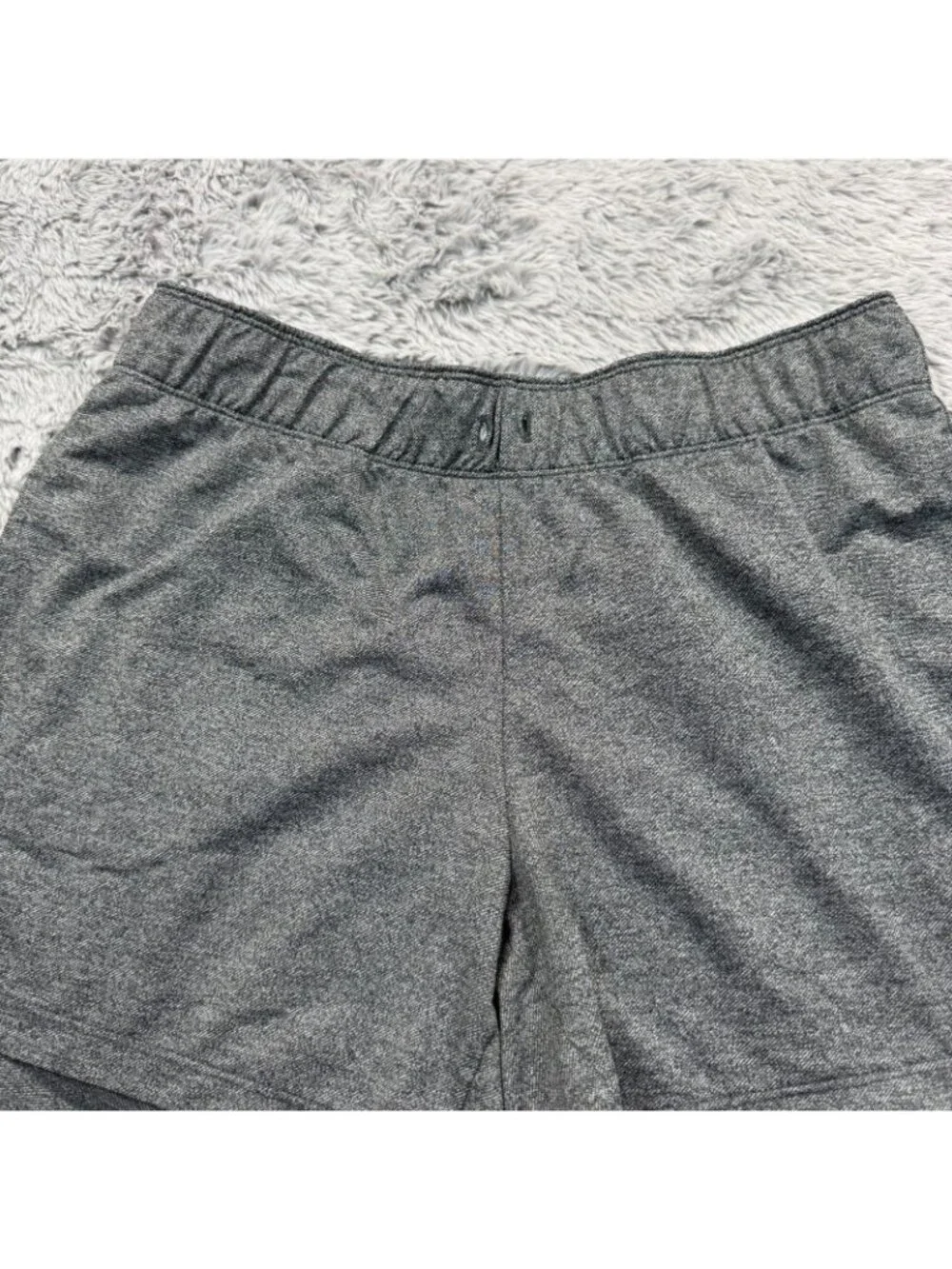 Nike Dri-FIT Attack Shorts Womens S Gray Polyester Athletic Running Gym Training