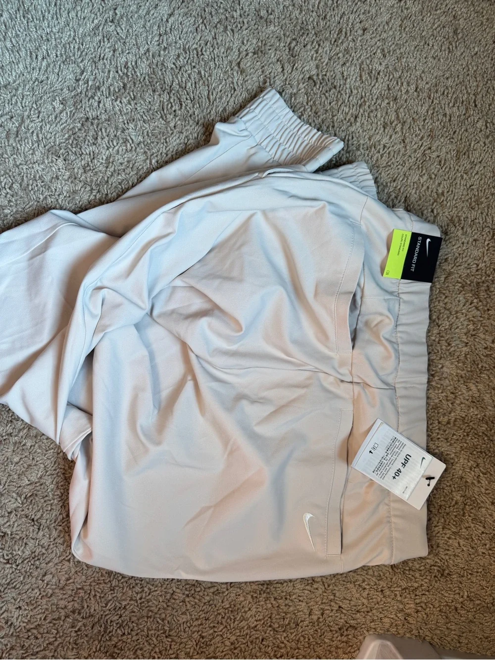 $100 NEW Nike Flex UV Golf Joggers Womens Large Light Orewood ck5811 104