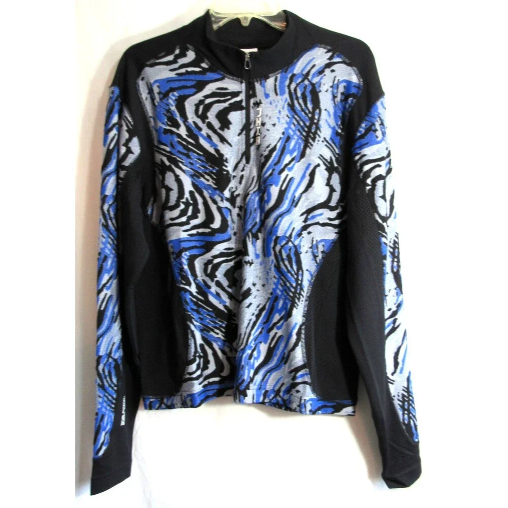 Nike Blue Project FROG Ripple 1/4 Zip Long Sleeve Shirt Size Medium NWT