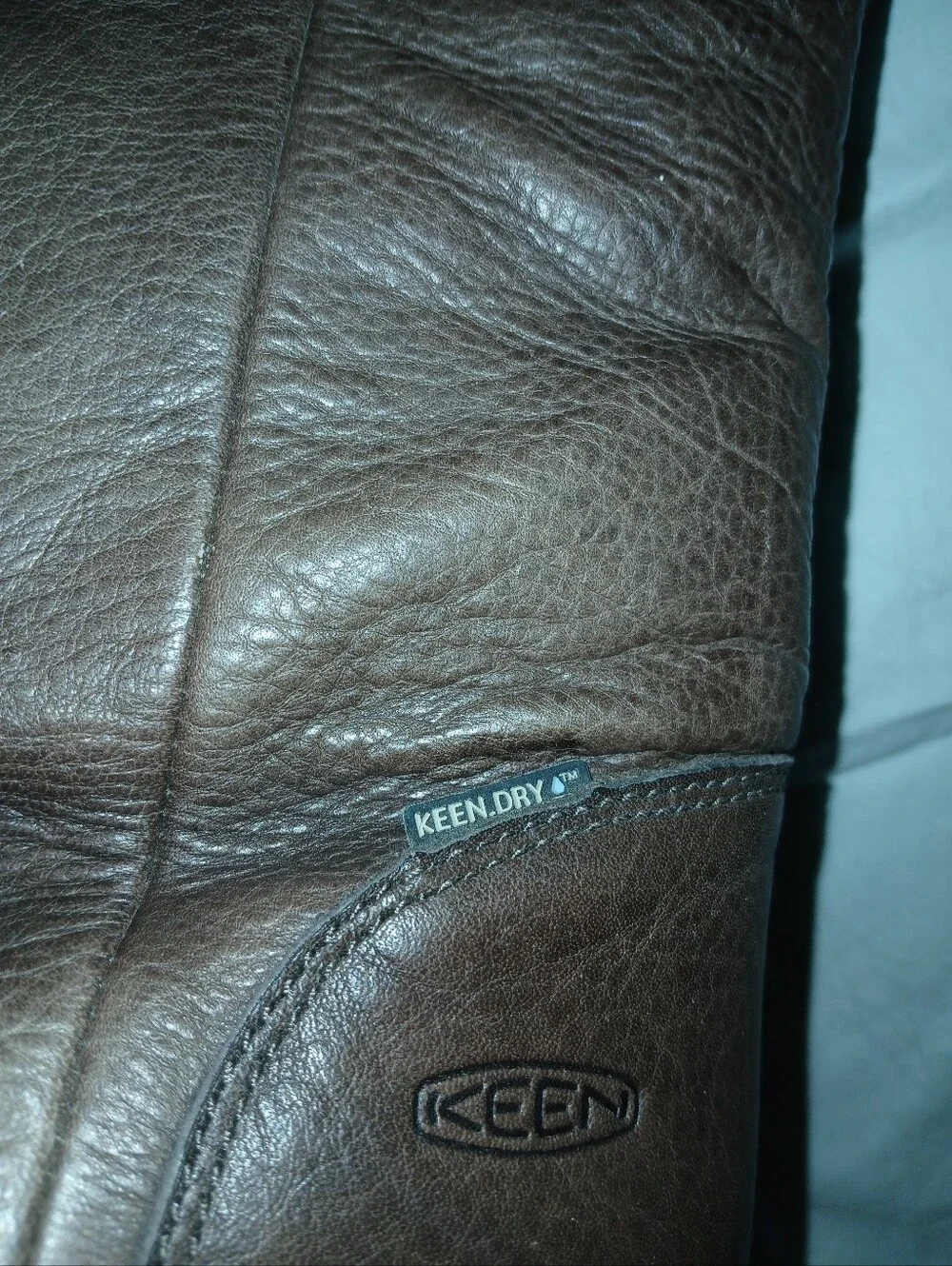 Women's Keen Tall Brown Leather Side Zip Boots