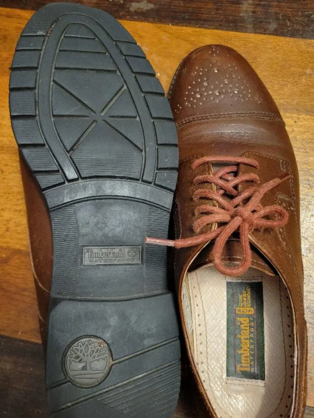 Men's Timberland waterproof leather oxford shoes