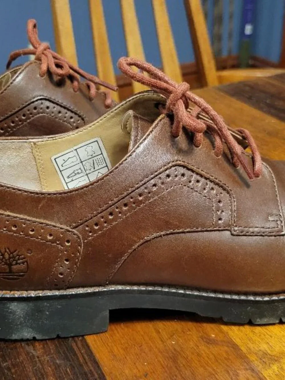 Men's Timberland waterproof leather oxford shoes