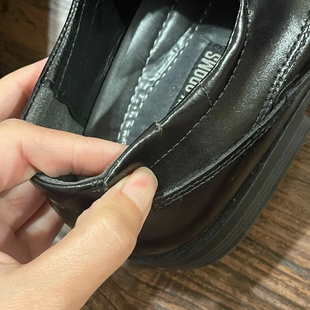 Stacy Adams Canton Oxford Dress Shoes Leather‎  Loafers Black—Men’s 9M
