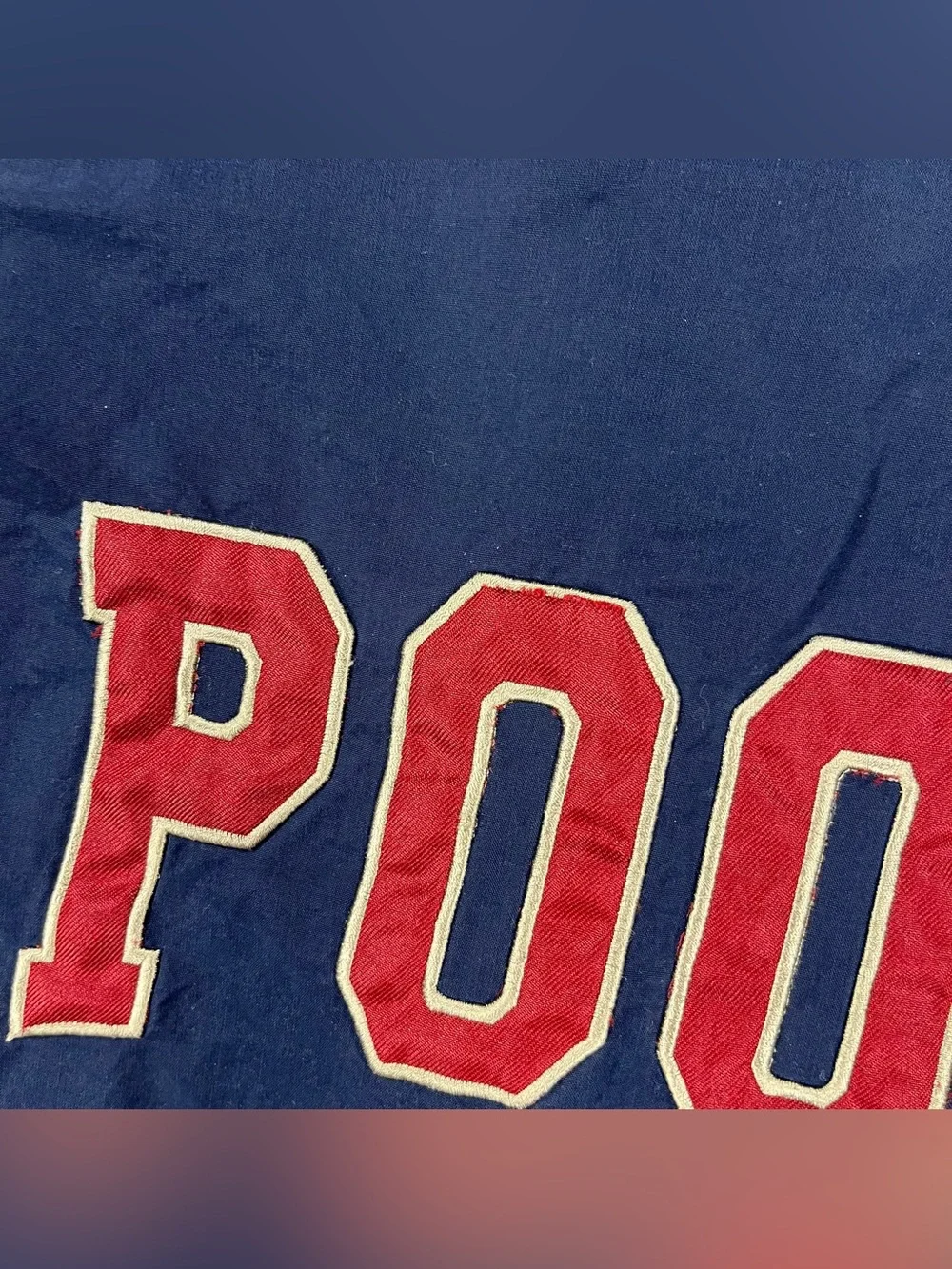 Vintage Winnie the Pooh Lined Windbreaker Jacket Blue Size Small