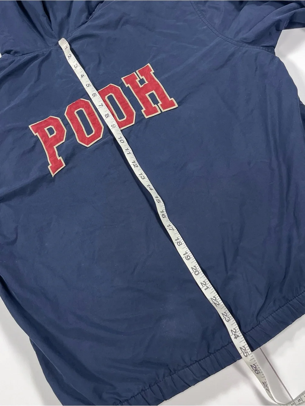 Vintage Winnie the Pooh Lined Windbreaker Jacket Blue Size Small