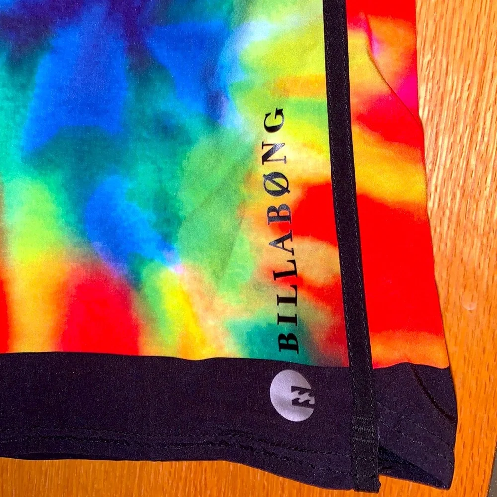 Rare Billabong 32 Platinum PX2 recycler tie dye 20” stretch surf board shorts