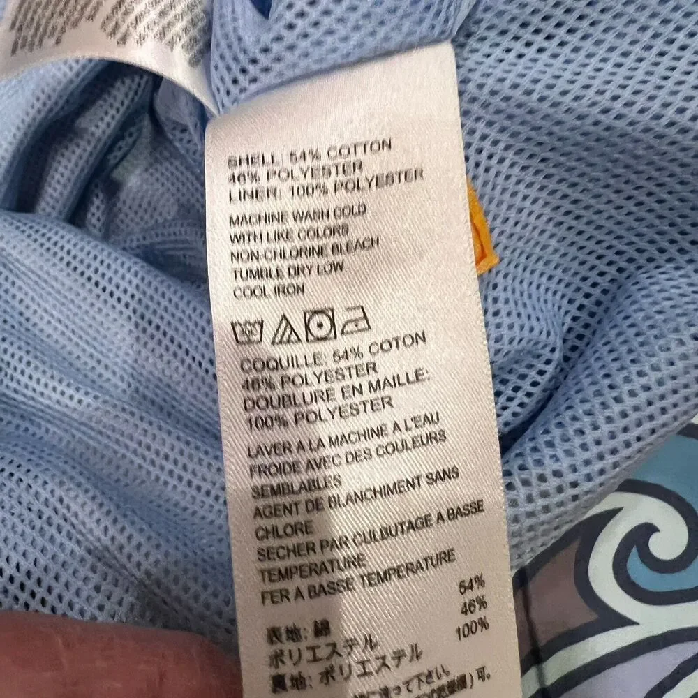 TOMMY BAHAMA Relax‎ Sailfish Logo Print Swim Trunks Teal/Turquoise SZ XL