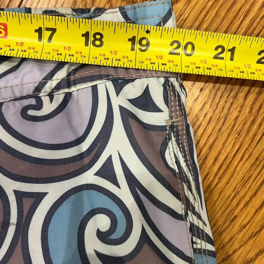 TOMMY BAHAMA Relax‎ Sailfish Logo Print Swim Trunks Teal/Turquoise SZ XL