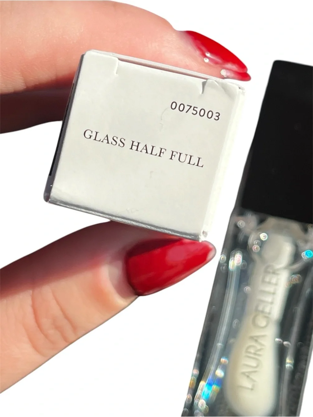 LAURA GELLER Fine Shine Glossy Lip Oil - Glass Half Full