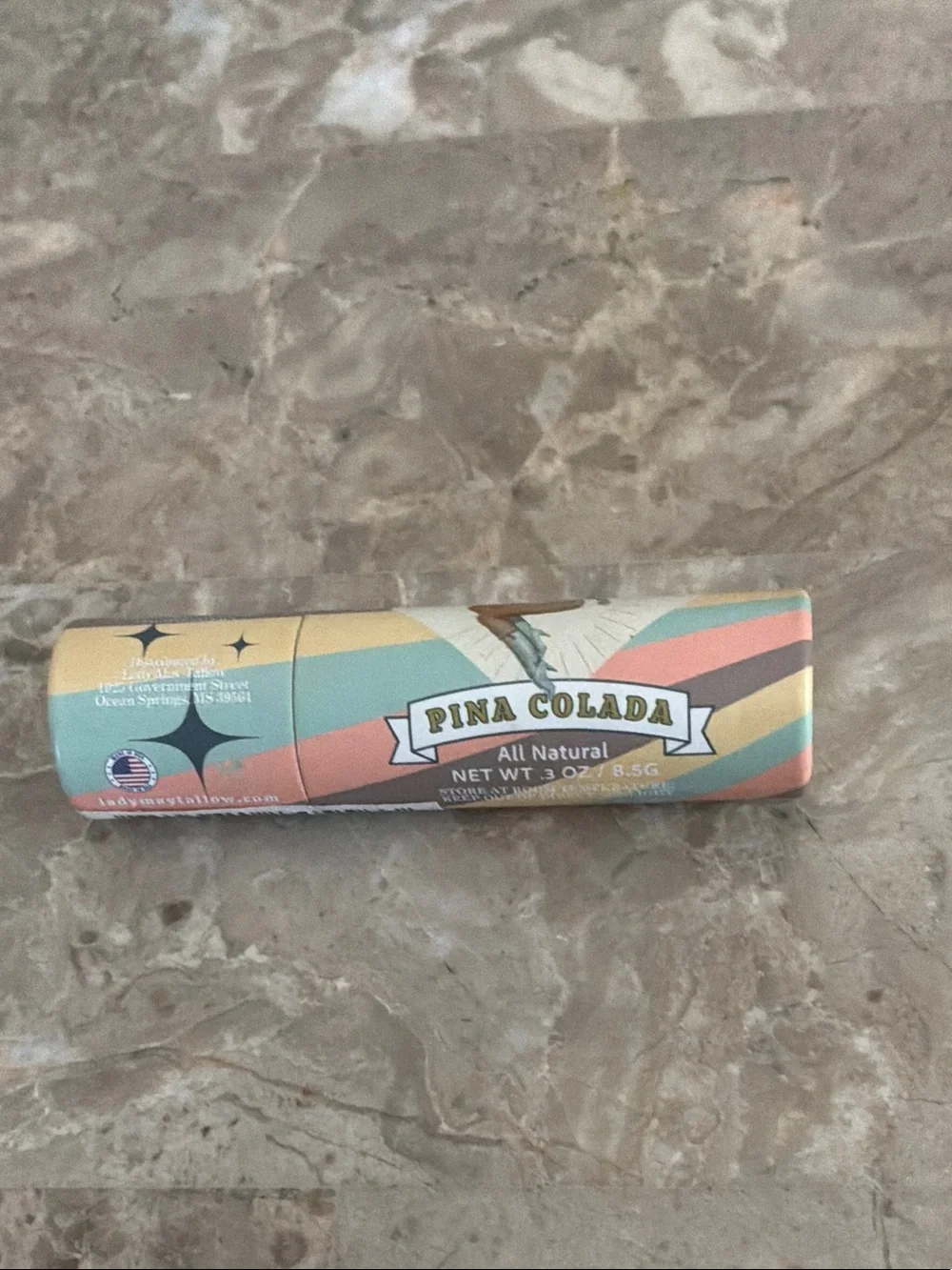 Pina Colada Flavored Tallow Lip Balm