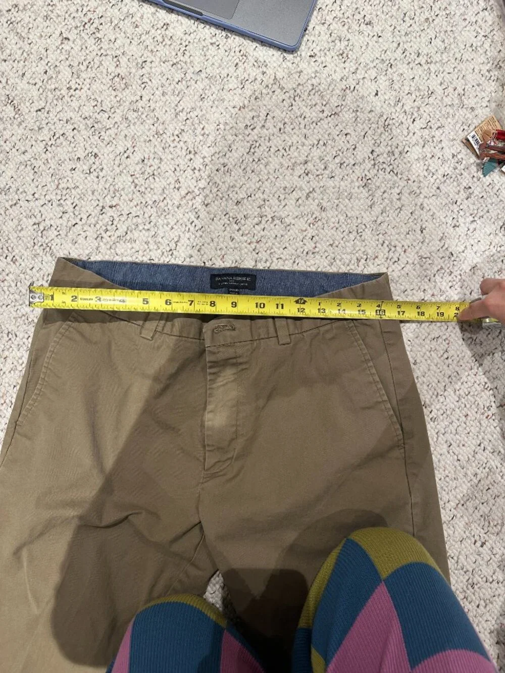 Banana Republic Fulton Skinny Chino Pants Men’s 34x30 Khaki