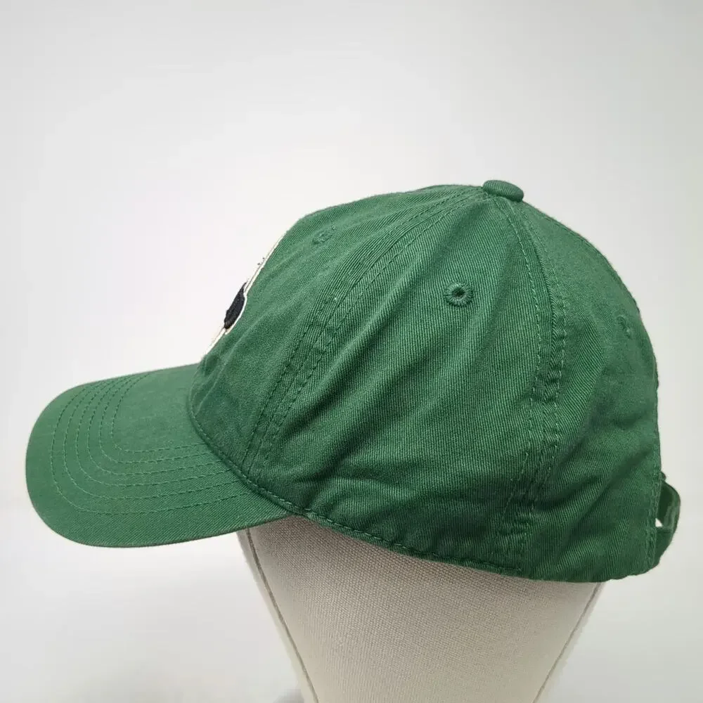 Green Baseball Cap One Size Ireland Dublin Shamrock Embroidered Hat Slideback