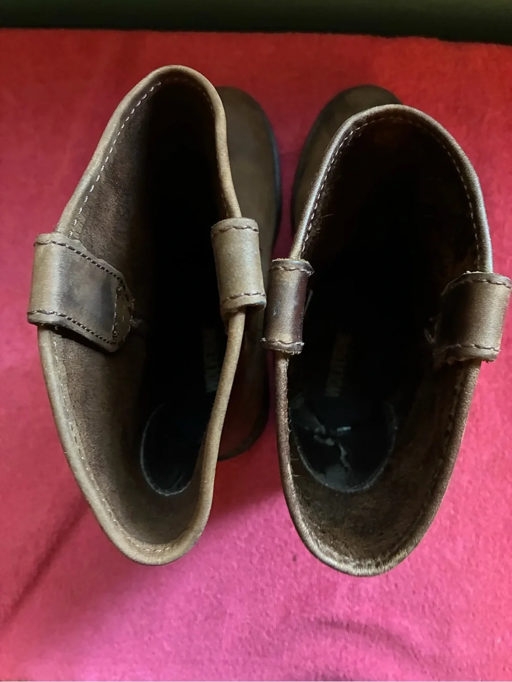Wolverine Brown Leather Pull-On Work Boots