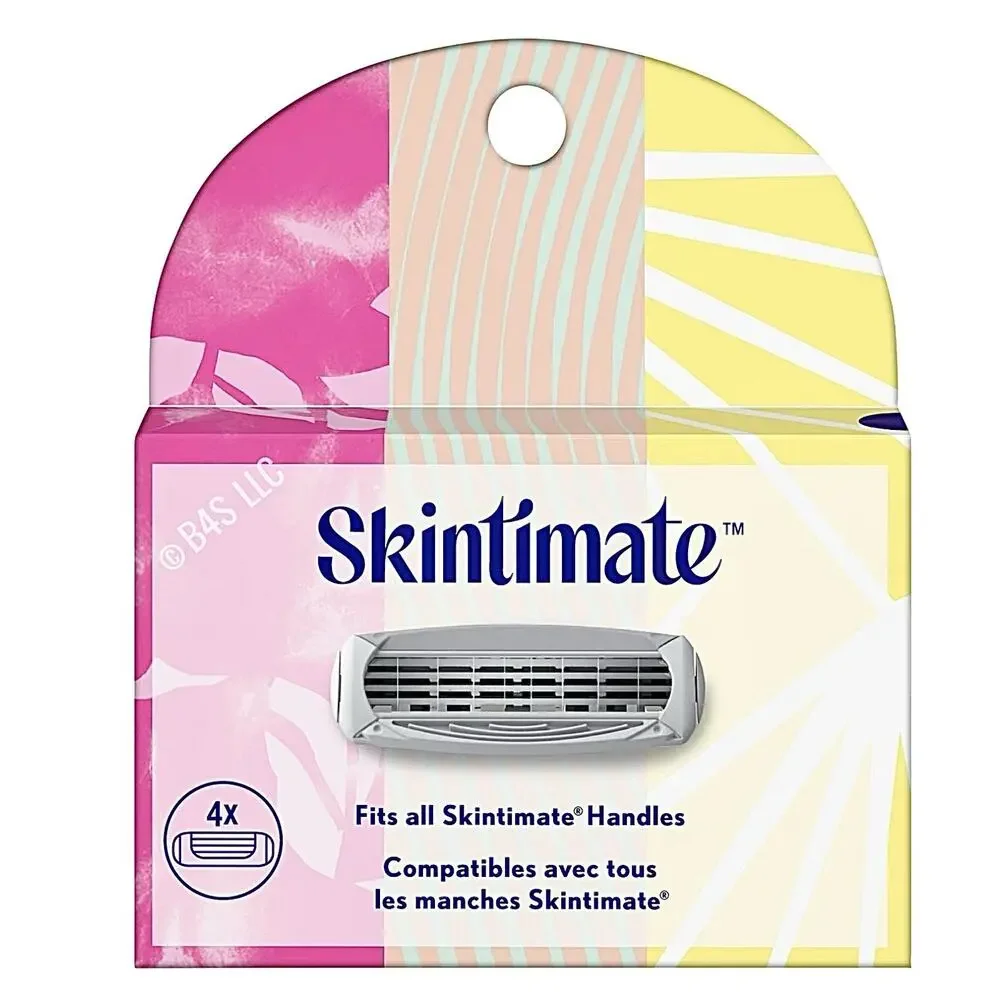 Skintimate Replacement Razor Blades Refill 2 Box of 4 Refills