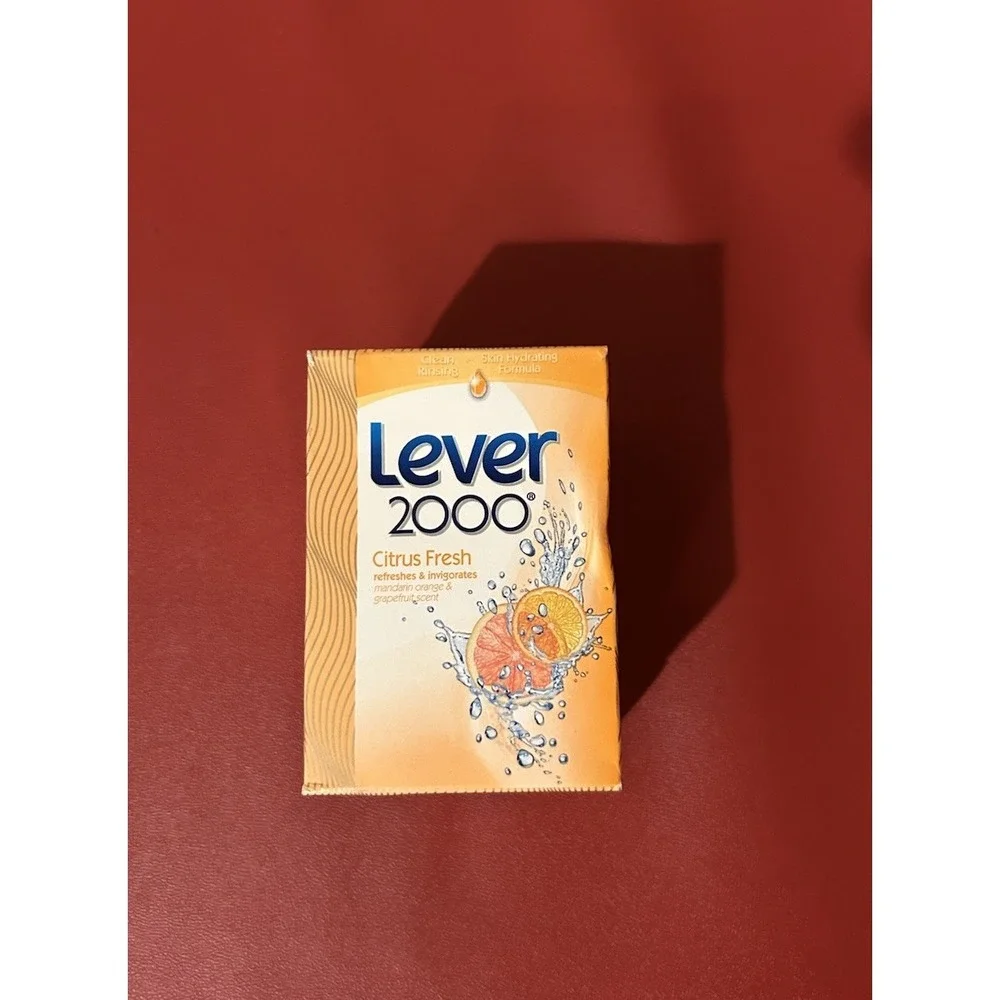 Lever 2000 Citrus Fresh Bar Soaps 4 oz‎ Discontinued Retired PKG 2 Total Boxes