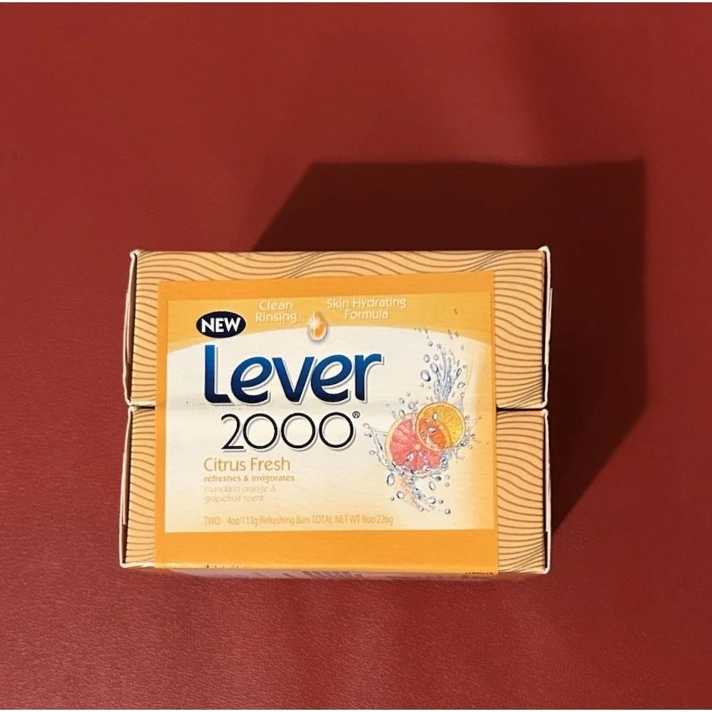 Lever 2000 Citrus Fresh Bar Soaps 4 oz‎ Discontinued Retired PKG 2 Total Boxes
