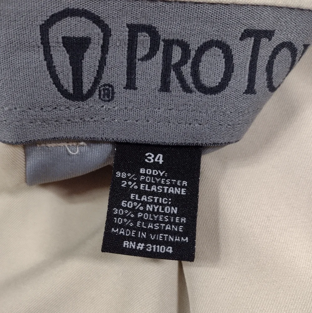 Pro Tour Men's Classic Tan Shorts Size (34)
