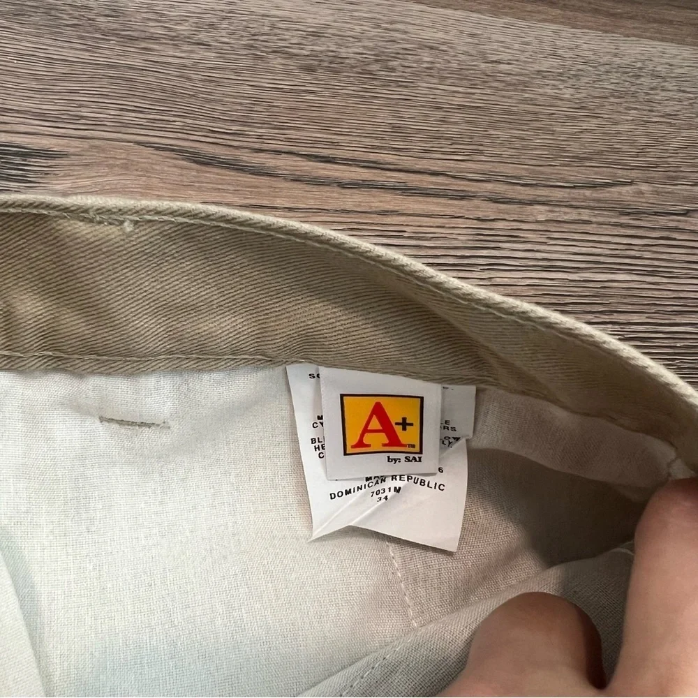 A+ by Sai Men's Tan Shorts Size 34