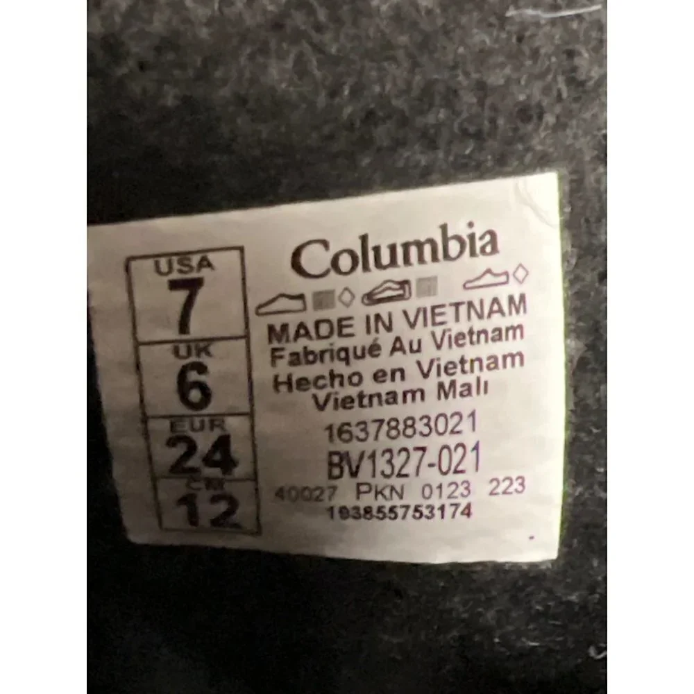 NEW! Columbia Powderbug Plus II Snow Boot Blue Wildlife Animals Toddler 7 Boys
