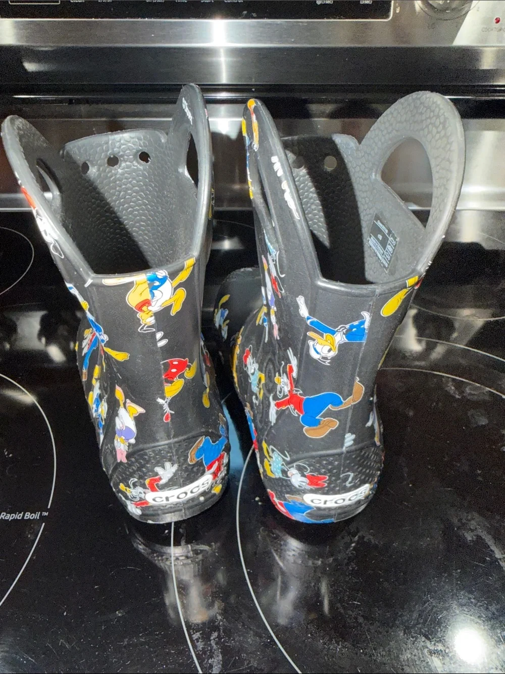 Disney Crocs Mickey Kids Rain Boots
