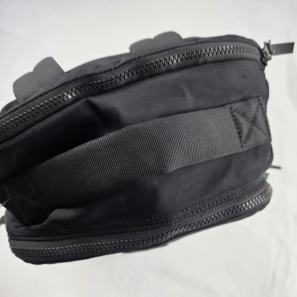 Lululemon Backpack Black 15 Inch Soft Case Women Nylon Travel Daypack Bag