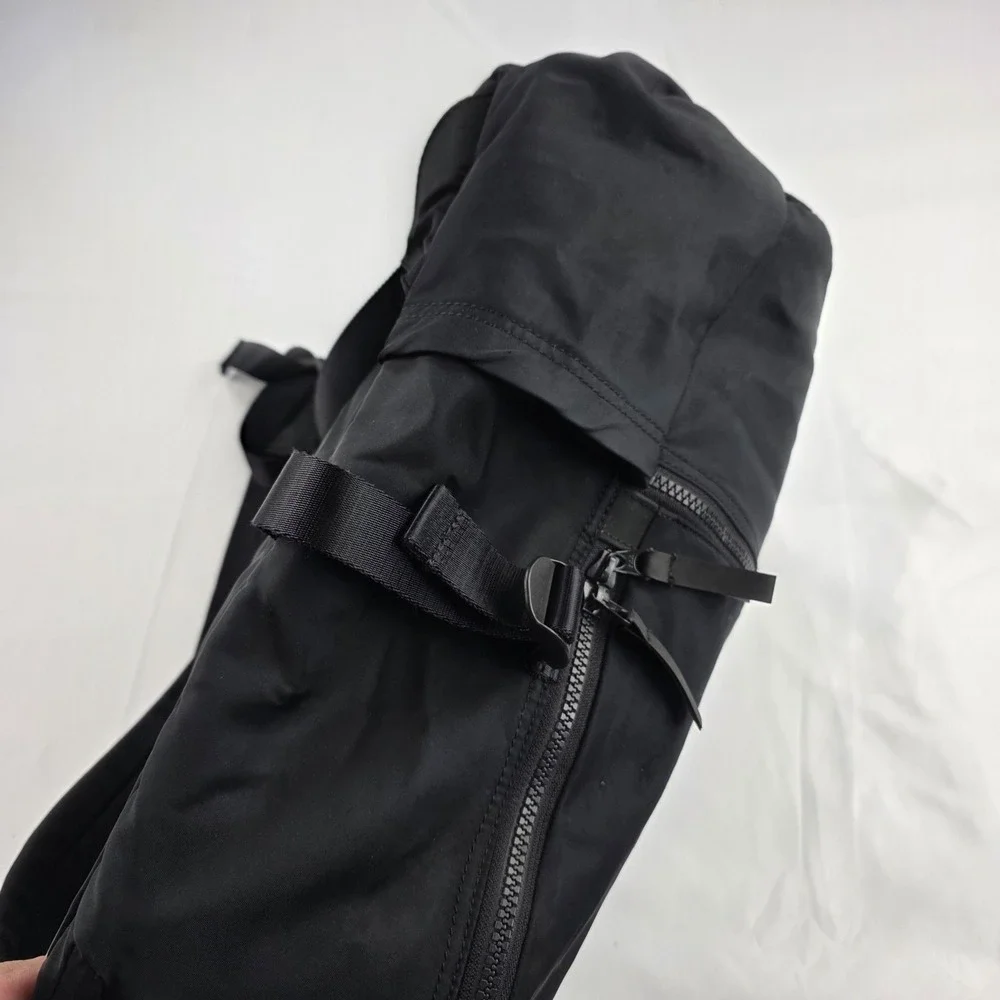 Lululemon Backpack Black 15 Inch Soft Case Women Nylon Travel Daypack Bag