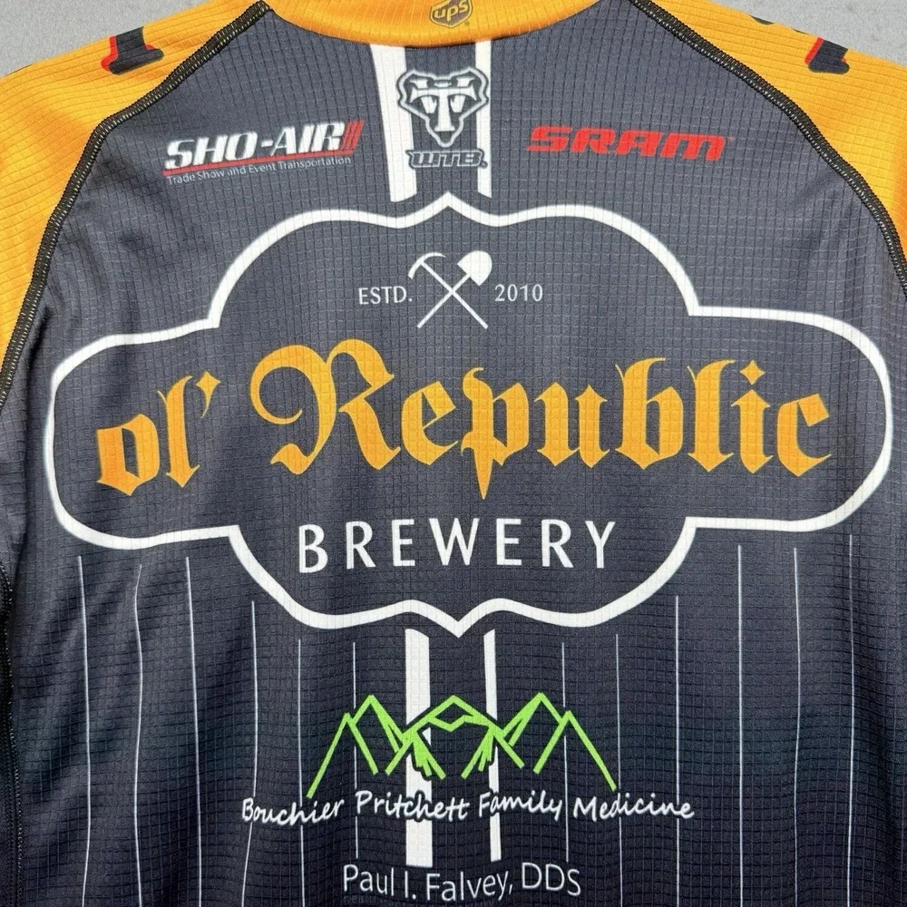 Voler Sierra Express Racing Cycling‎ Jersey Long Sleeve Full Zip Ol Republic JR