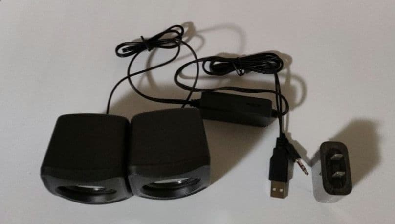 Buffalo PC Speakers with Charger, Black