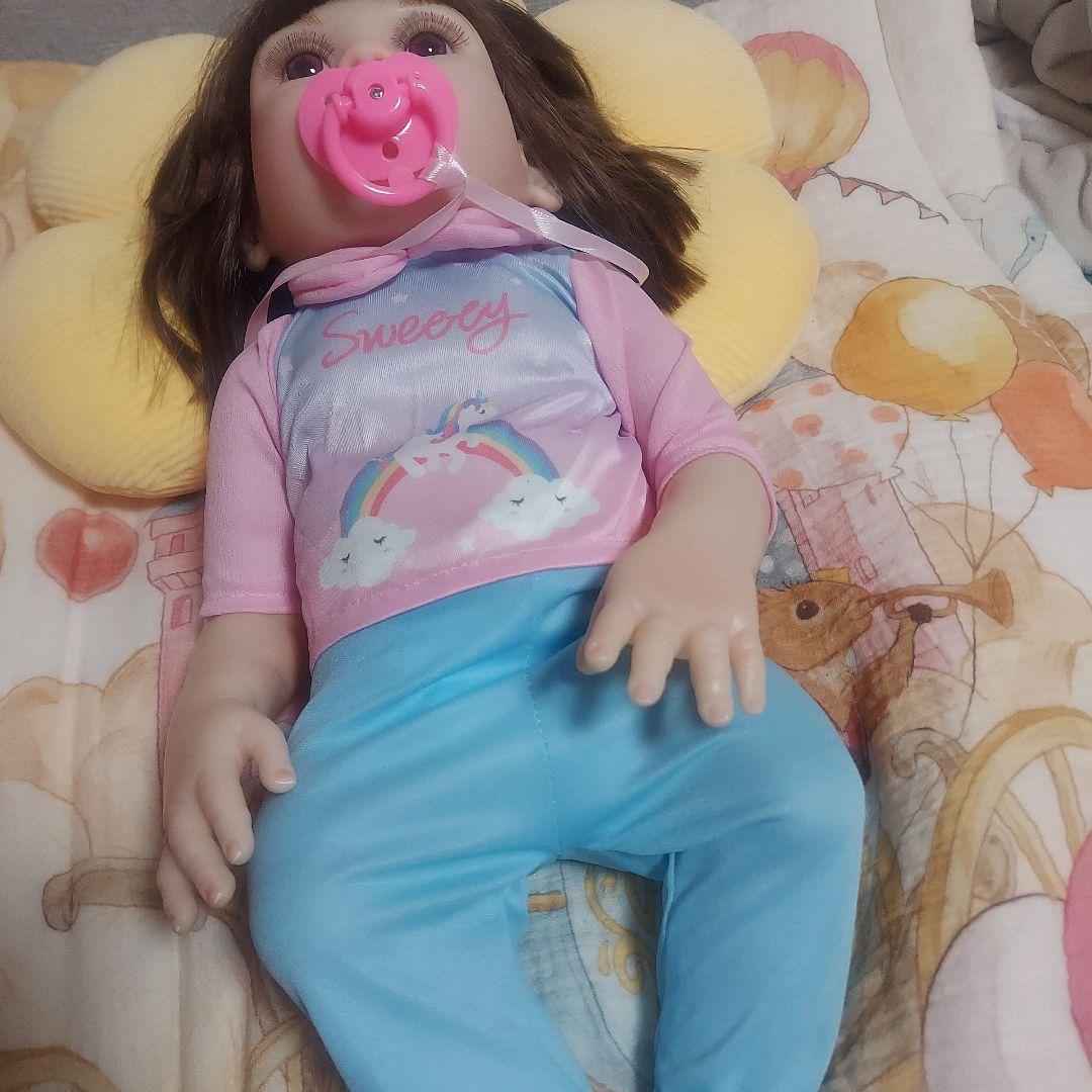 Realistic Baby Doll with Pacifier - Minor Flaws