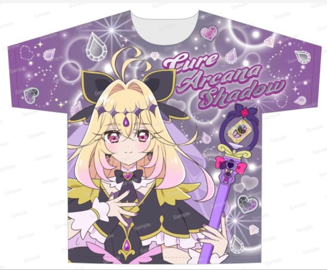 Cure Arcana Shadow / Aruruka Mori Full Graphic T-Shirt - Detective Precure