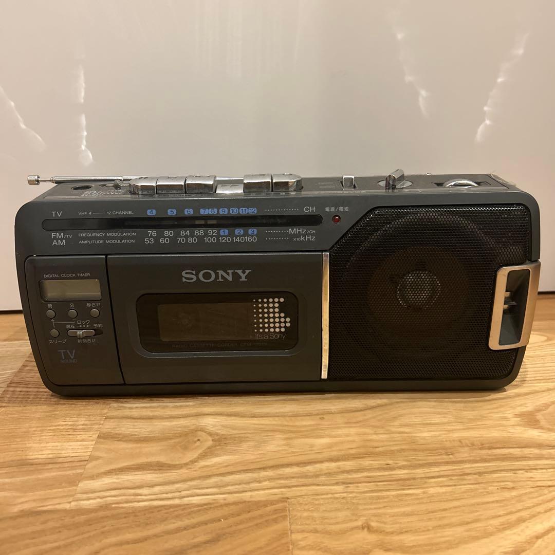 SONY CFM-170TV Radio Cassette Recorder Retro Radio Cassette Recorder Sony