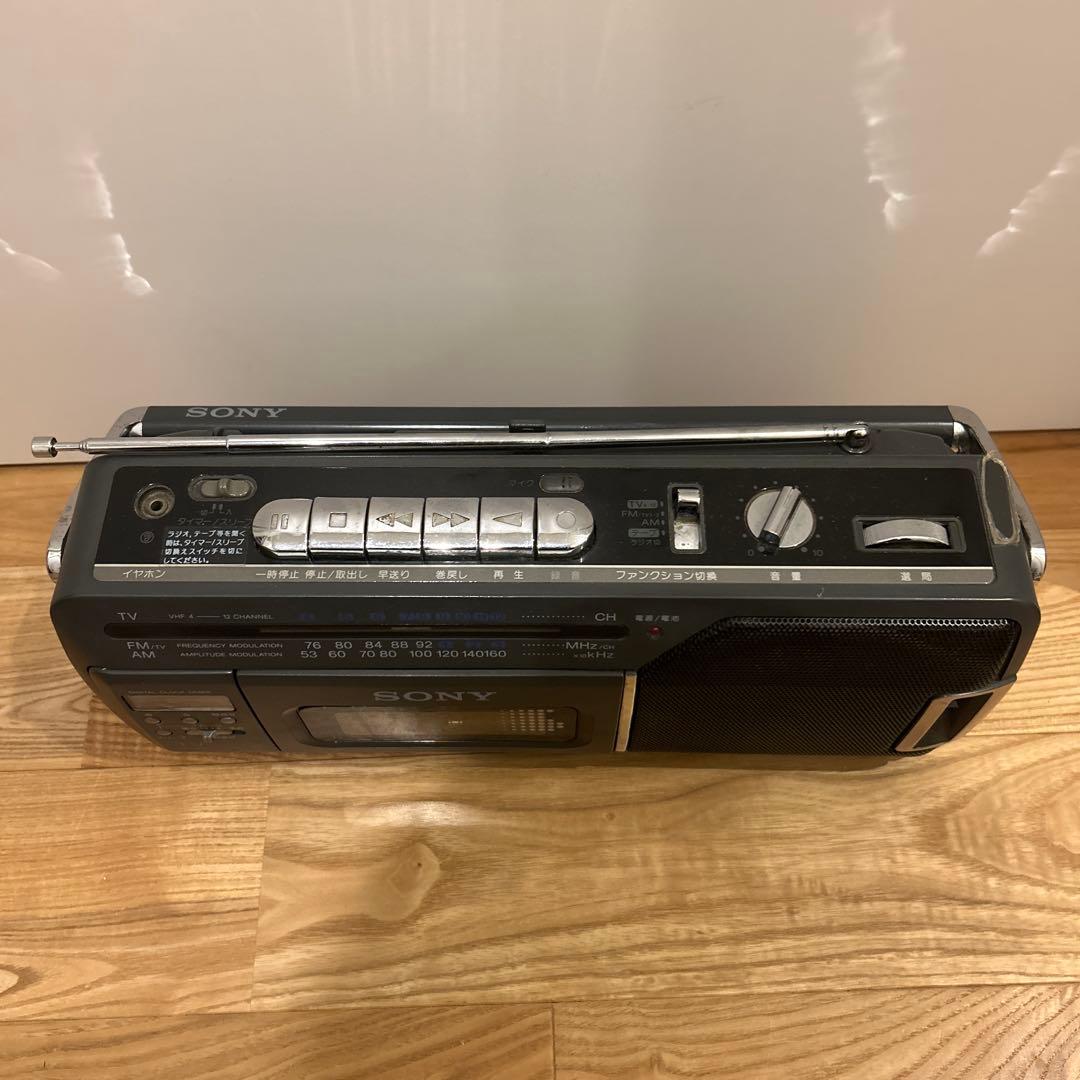 SONY CFM-170TV Radio Cassette Recorder Retro Radio Cassette Recorder Sony