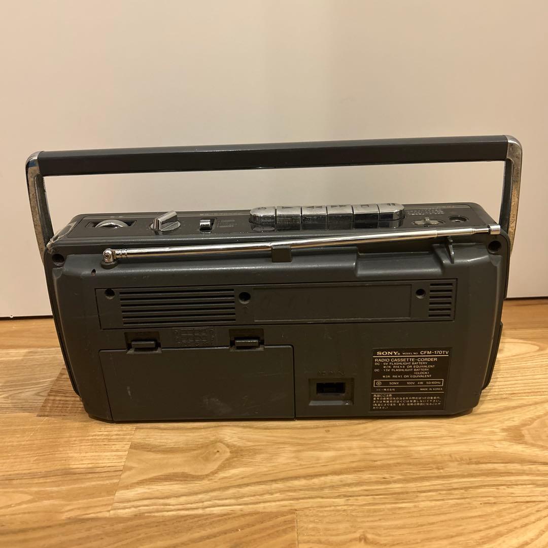 SONY CFM-170TV Radio Cassette Recorder Retro Radio Cassette Recorder Sony