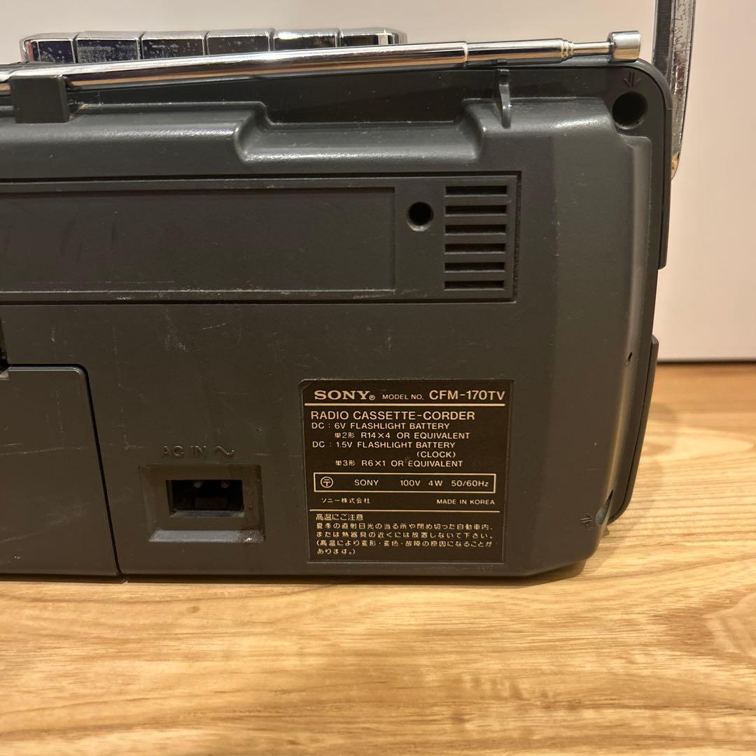 SONY CFM-170TV Radio Cassette Recorder Retro Radio Cassette Recorder Sony