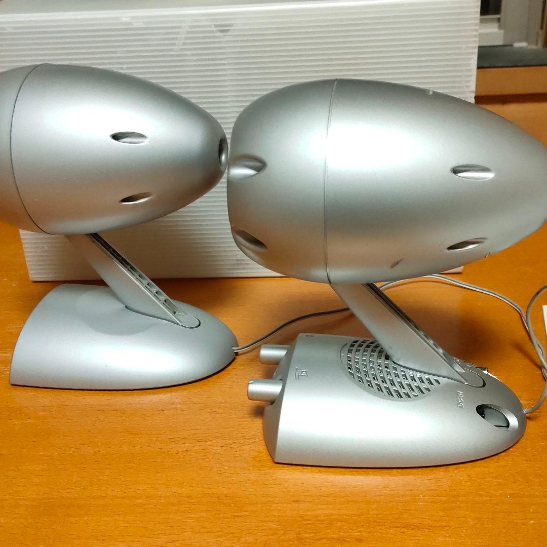 TIMEDOMAIN mini Speaker Silver with Adapter