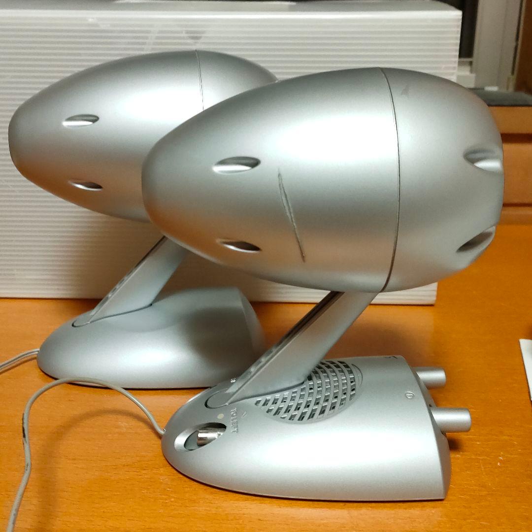 TIMEDOMAIN mini Speaker Silver with Adapter