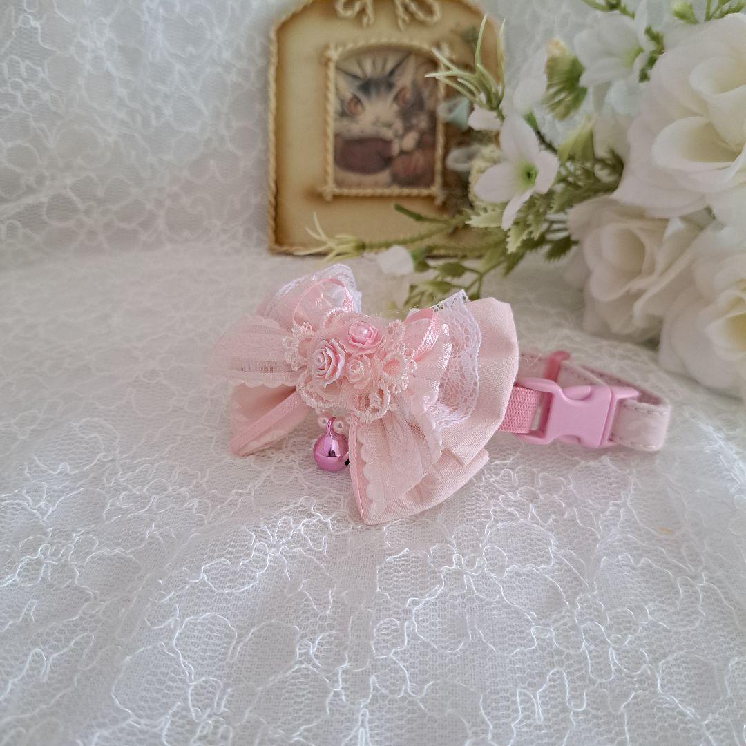 ss55 Exclusive: June Bride (Pink ①) Dog & Cat Collar