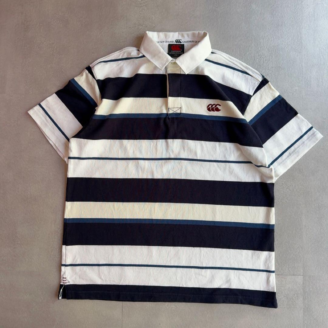 Canterbury Border Rugby Shirt Short Sleeve Polo Shirt XL