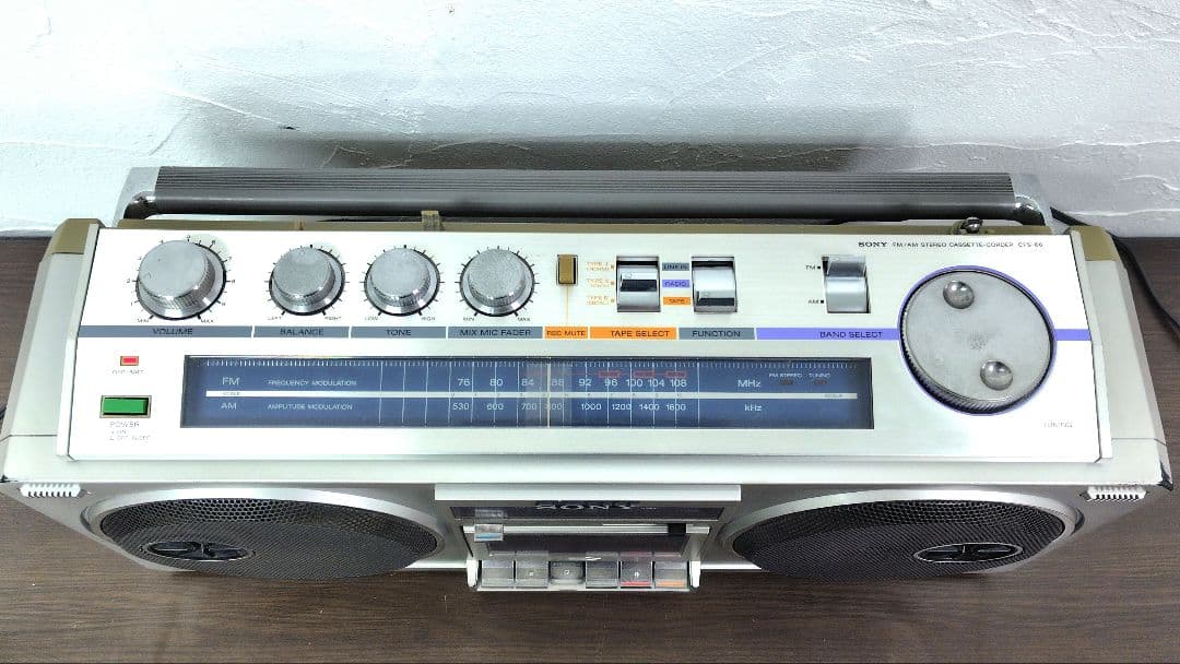 【Excellent Condition / Partial Maintenance Required】SONY CFS-66 Energy 66 As-Is