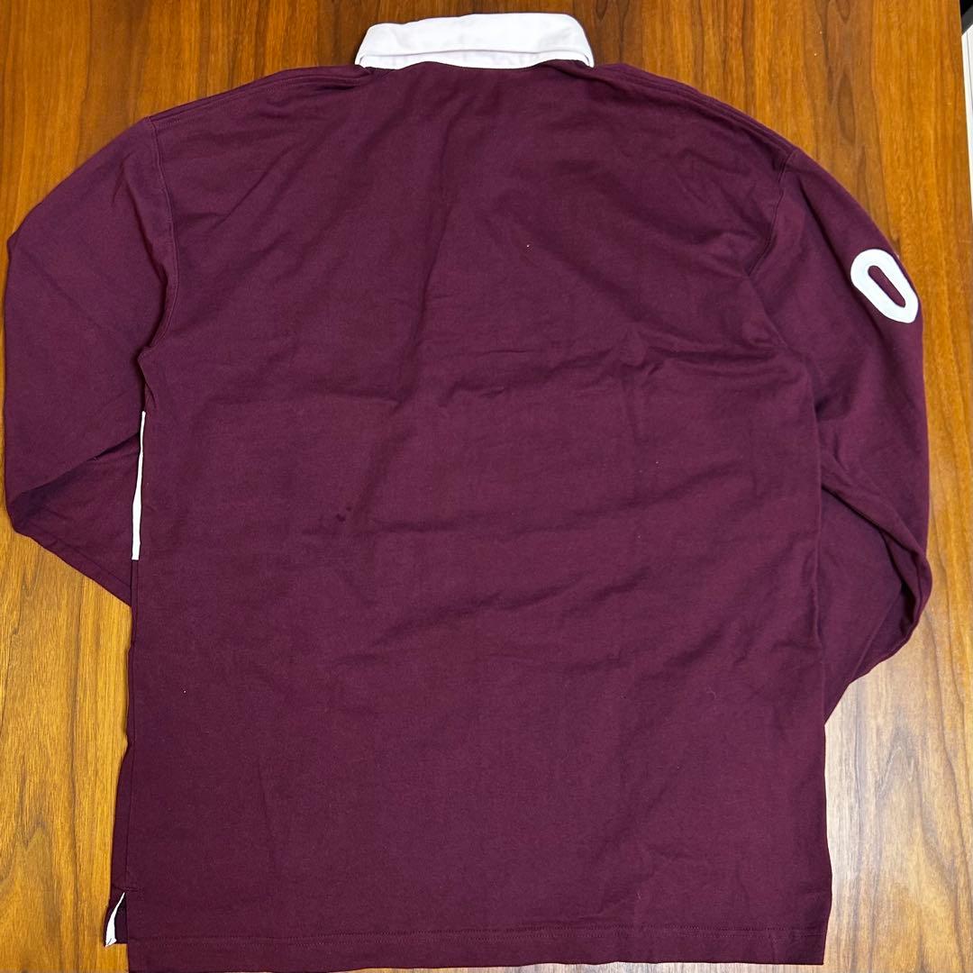 RUSSELL ATHLETIC Rugby Shirt PRO COTTON Burgundy