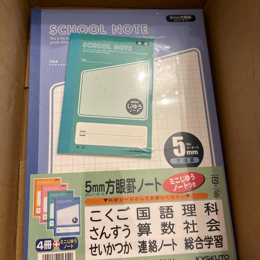 Set of 4 Study Notebooks and Mini Free Notebooks