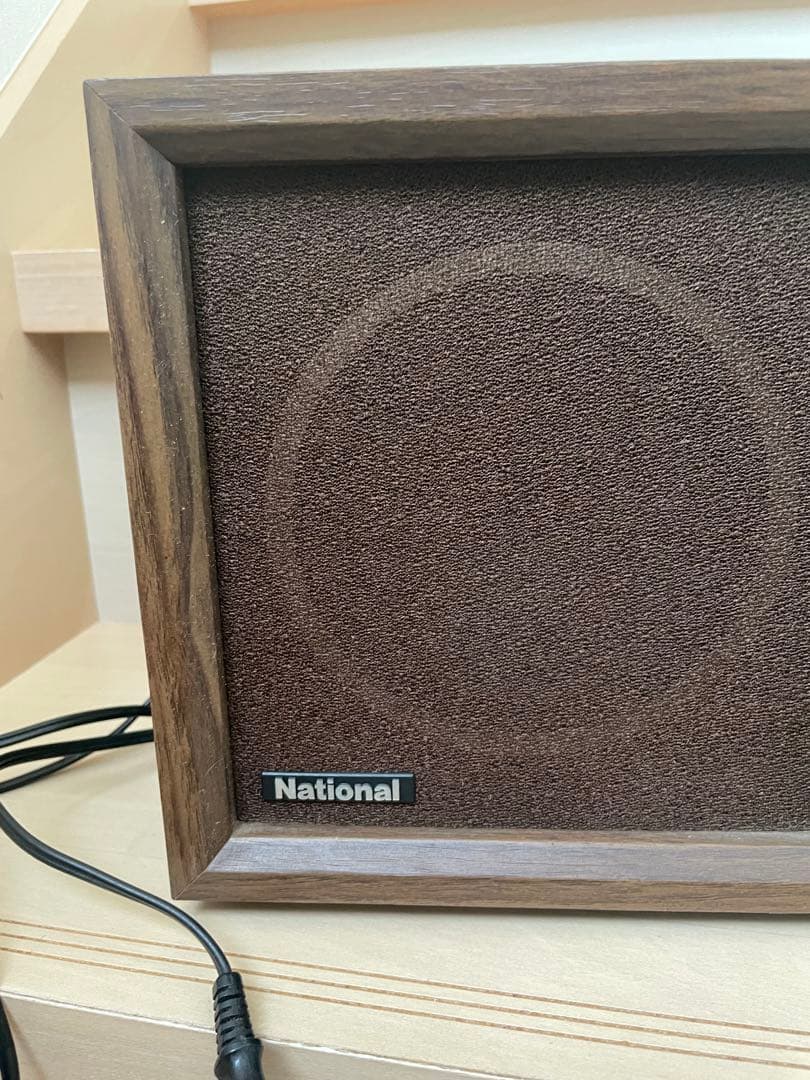 Working item ★ National Radio RE-796 Showa Retro Matsushita Electric Original item