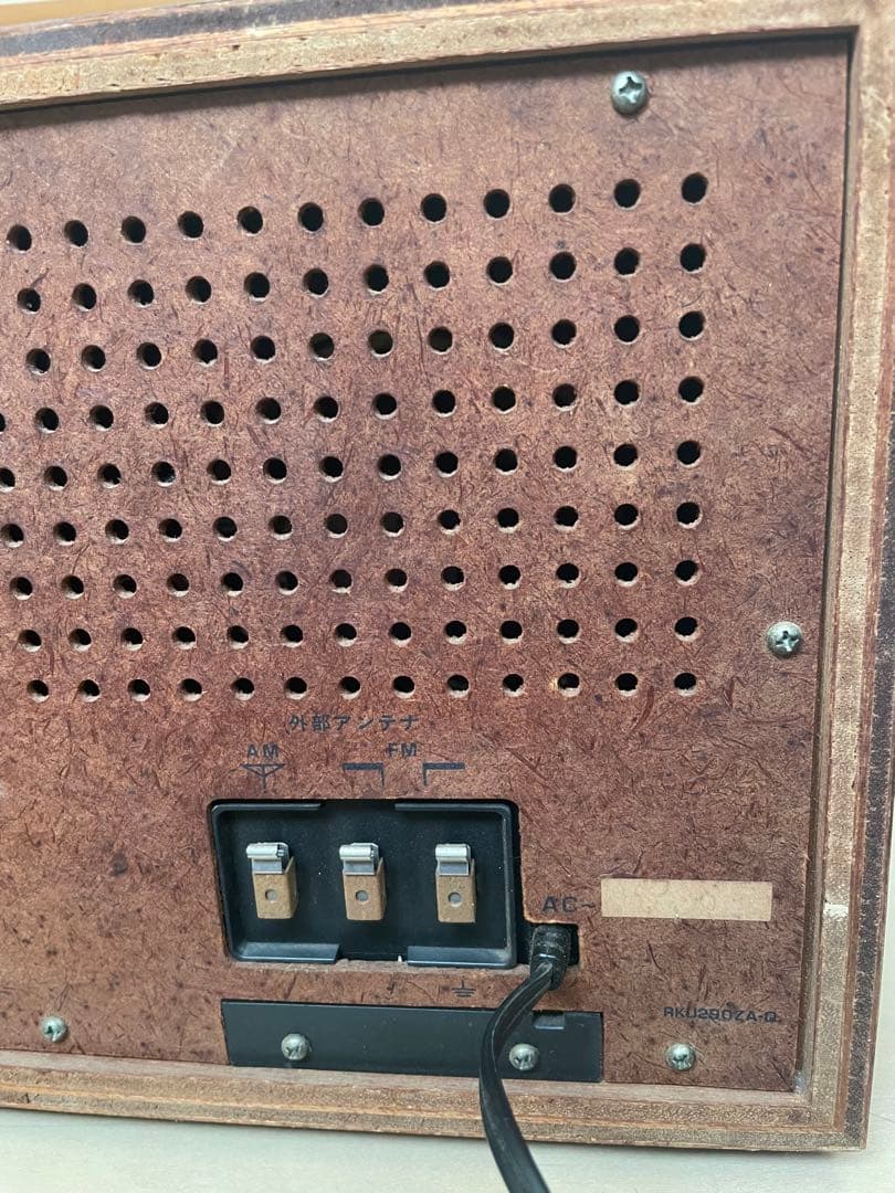 Working item ★ National Radio RE-796 Showa Retro Matsushita Electric Original item