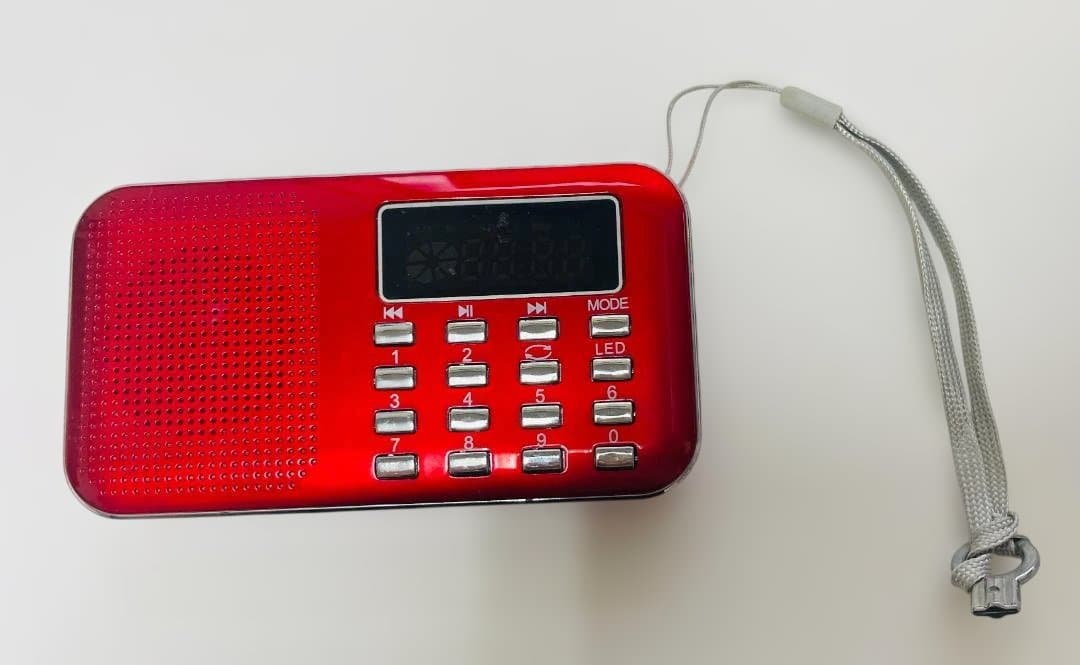 【JUNK】MINI PORTABLE SPEAKER RED